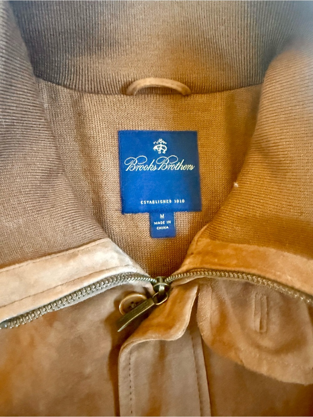Brooks Brothers Suede Coat men’s M - Picture 4 of 10